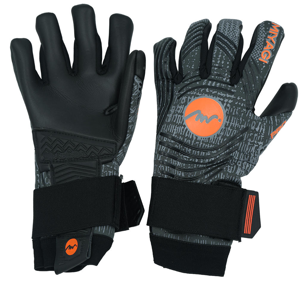 Guante Arquero Pro MG016 - MIYAGI COLOMBIANaranja/Gris