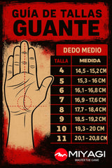 Guante Arquero Pro MG016 - MIYAGI COLOMBIANg/Rj