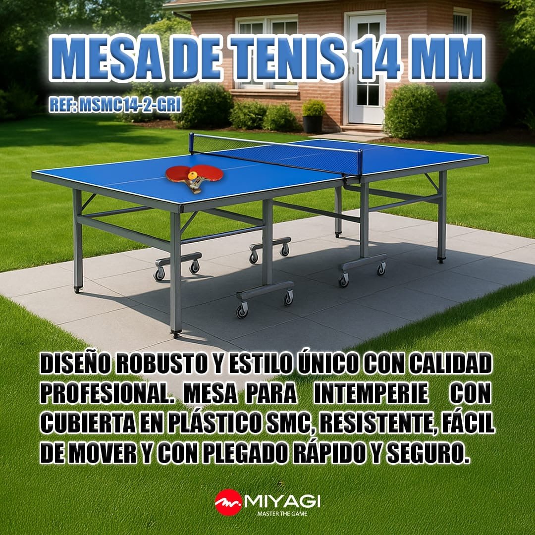 La mesa de ping pong exterior que lo cambia todo - MIYAGI COLOMBIA