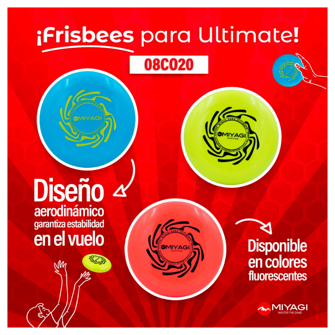Frisbee Para Ultimate 08CO20 - MIYAGI COLOMBIAVerde