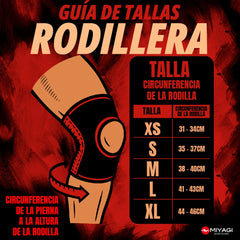 Rodillera Protectora Rotula Neopreno M6721 - MIYAGI COLOMBIAS