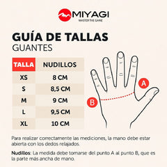 Guante Deporte M168811 - MIYAGI COLOMBIANegro