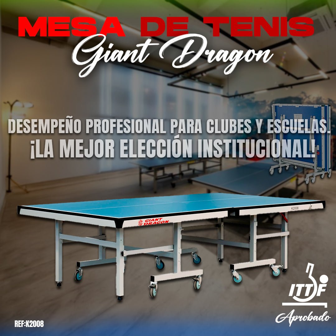 Mesa De Tenis Giant Dragon 25MM ITTF K2008 - 25 - MIYAGI COLOMBIA