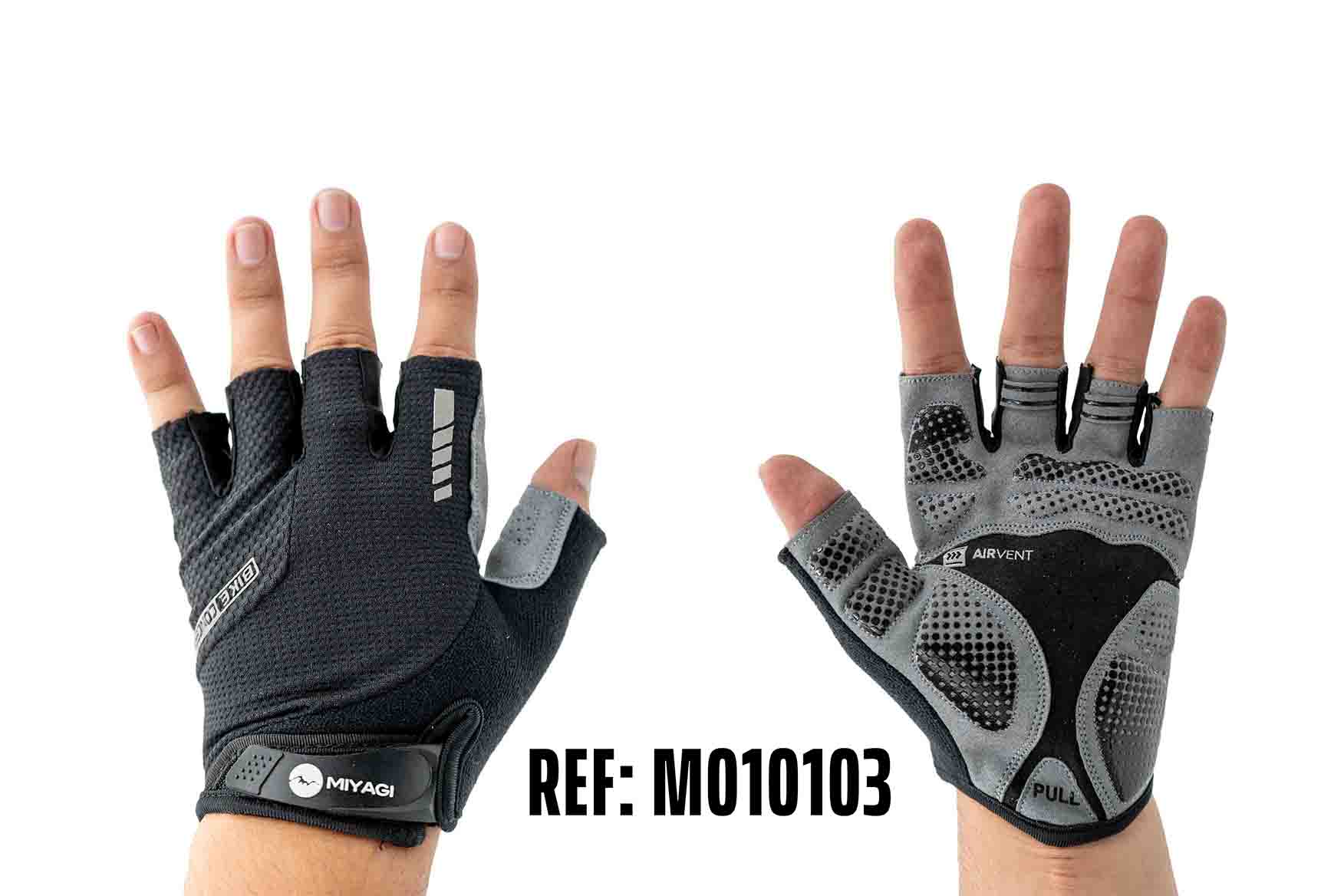 Guante Para Deporte MG10103 - MIYAGI COLOMBIANegro