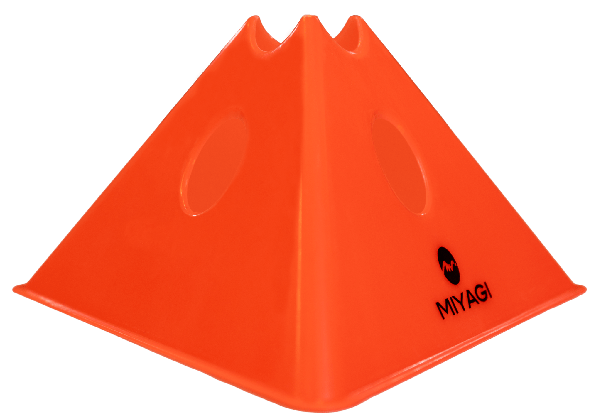 Cono Triangular de Polietileno con Huecos de 12CMS MIYAGI - MIYAGI COLOMBIAnaranja