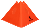 Cono Triangular de Polietileno con Huecos de 12CMS MIYAGI - MIYAGI COLOMBIAnaranja