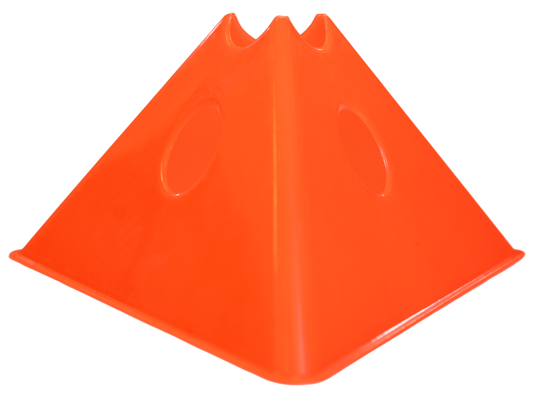 Cono Triangular de Polietileno con Huecos de 12CMS MIYAGI - MIYAGI COLOMBIAnaranja