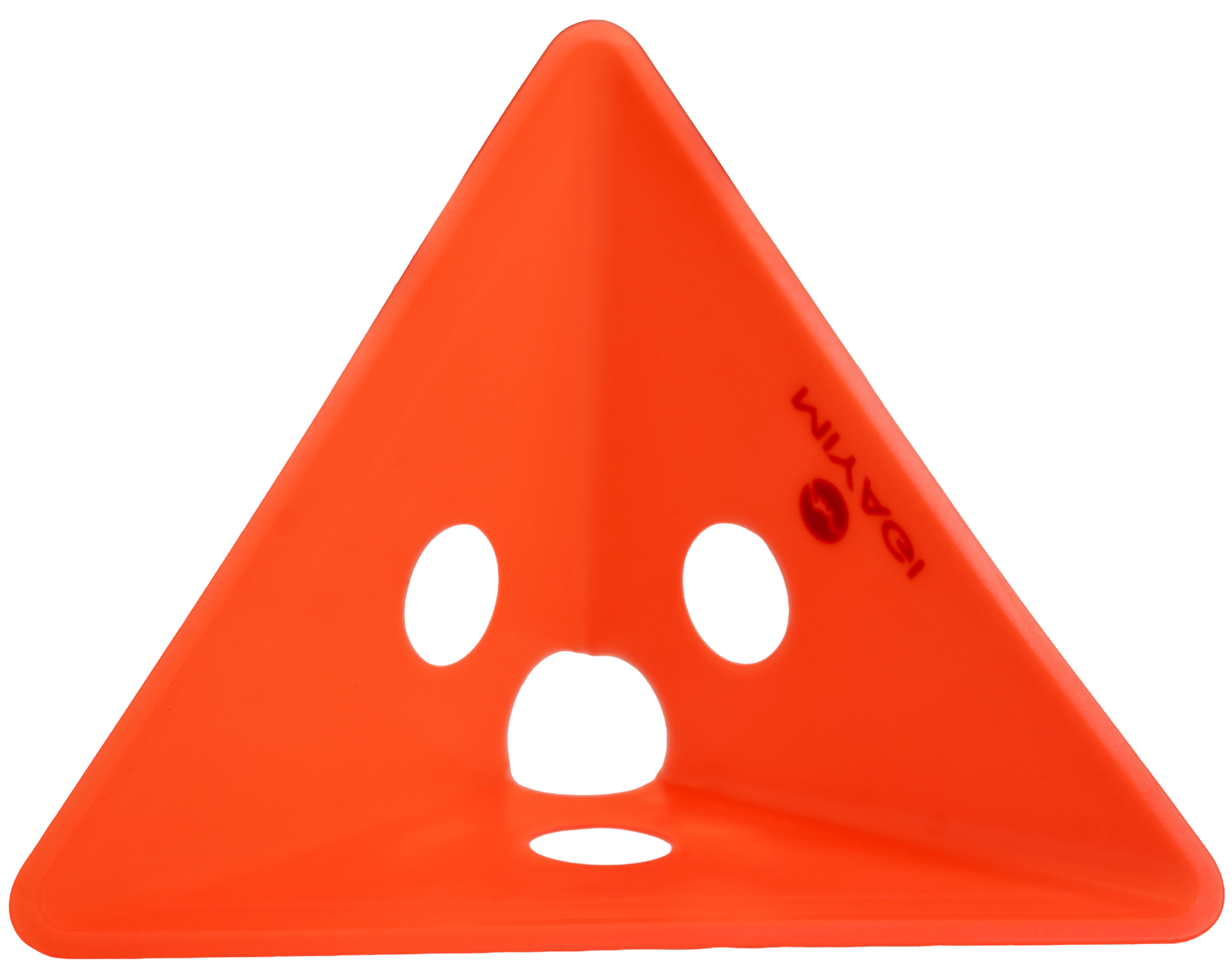 Cono Triangular de Polietileno con Huecos de 12CMS MIYAGI - MIYAGI COLOMBIAnaranja