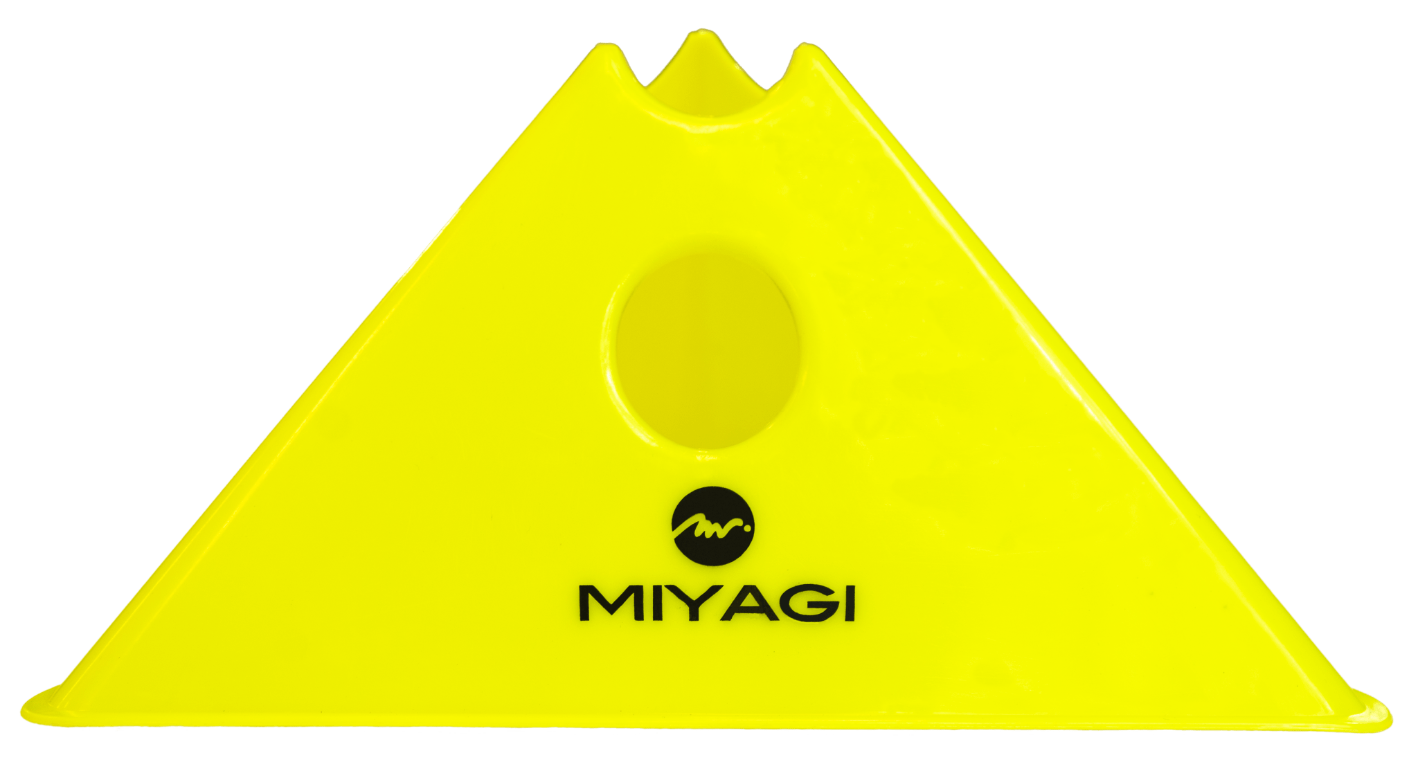 Cono Triangular de Polietileno con Huecos de 12CMS MIYAGI - MIYAGI COLOMBIAverde