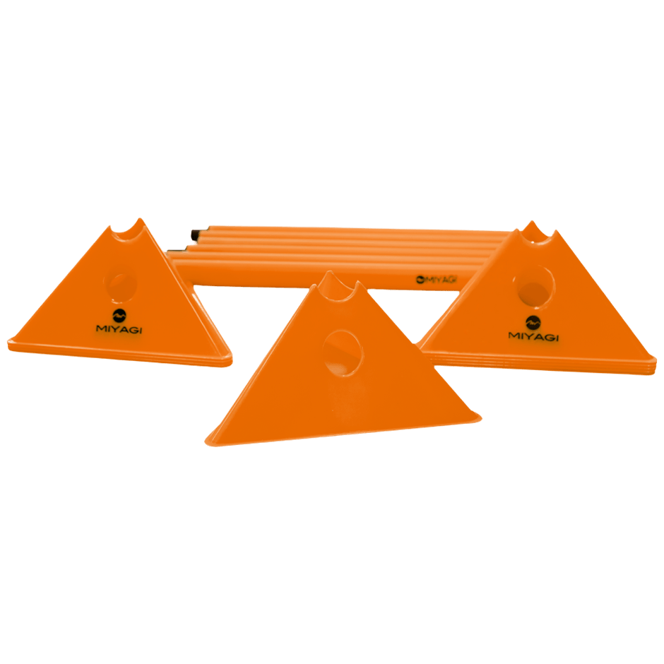 Set de Entrenamiento Miyagi con Conos y Postes 30M - MIYAGI COLOMBIANaranja