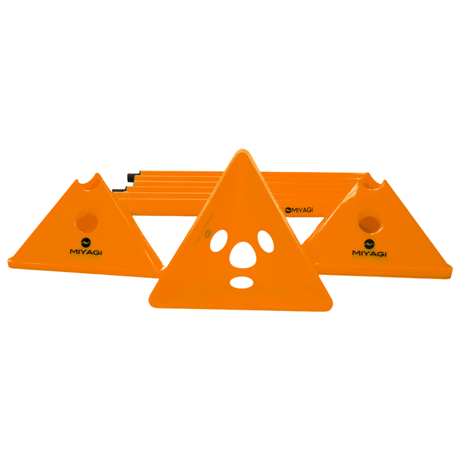 Set de Entrenamiento Miyagi con Conos y Postes 30M - MIYAGI COLOMBIANaranja