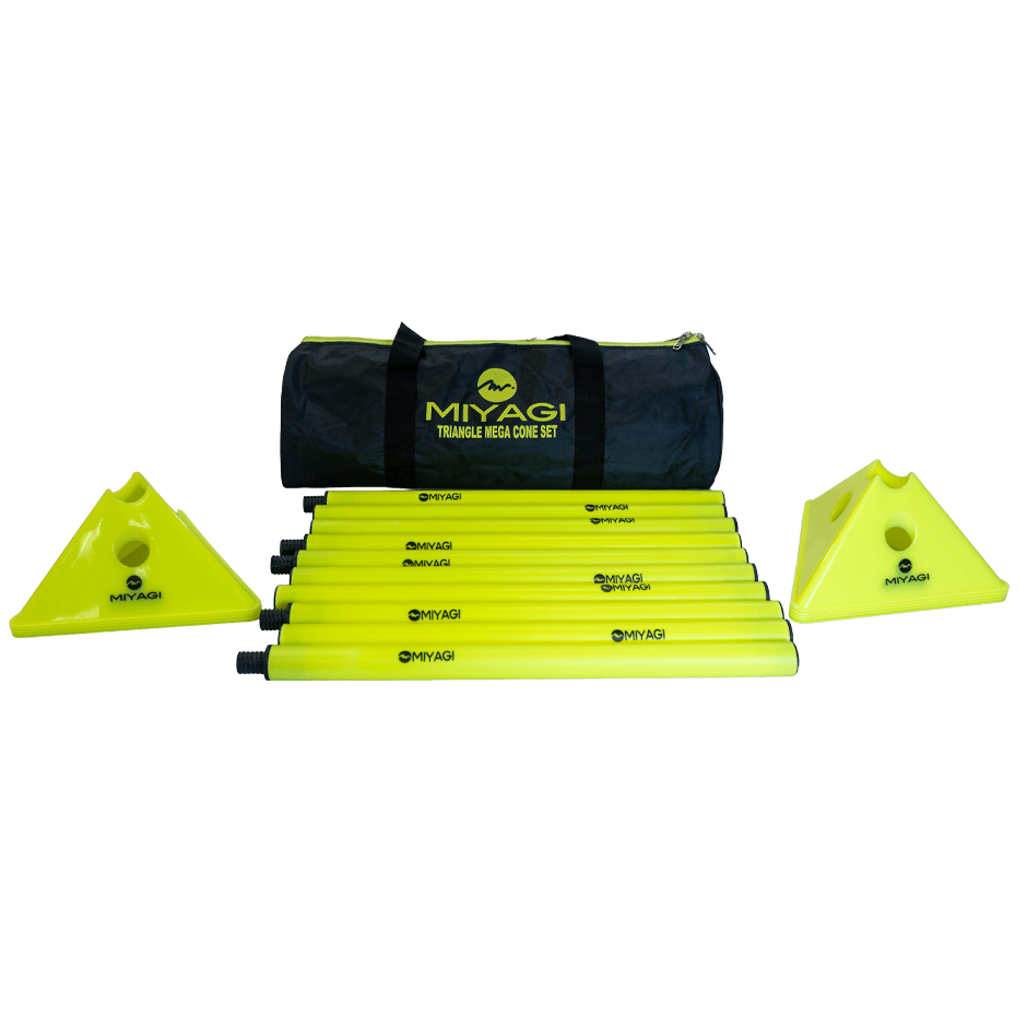 Set de Entrenamiento Miyagi con Conos y Postes 30M - MIYAGI COLOMBIAVerde