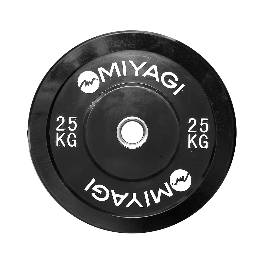 Disco Pesas En Caucho Negro M91030 - MIYAGI COLOMBIA25KL