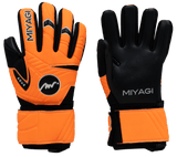 Guantes de Arquero Profesional Miyagi MG020 - MIYAGI COLOMBIANaranja