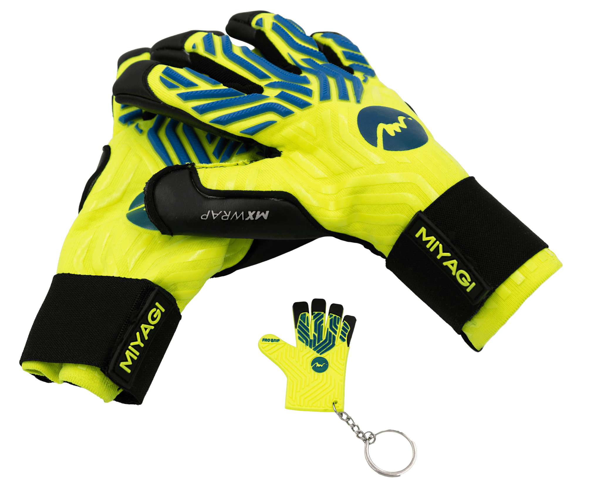 Guantes de Arquero Profesional Miyagi MG021 - MIYAGI COLOMBIAAmarillo