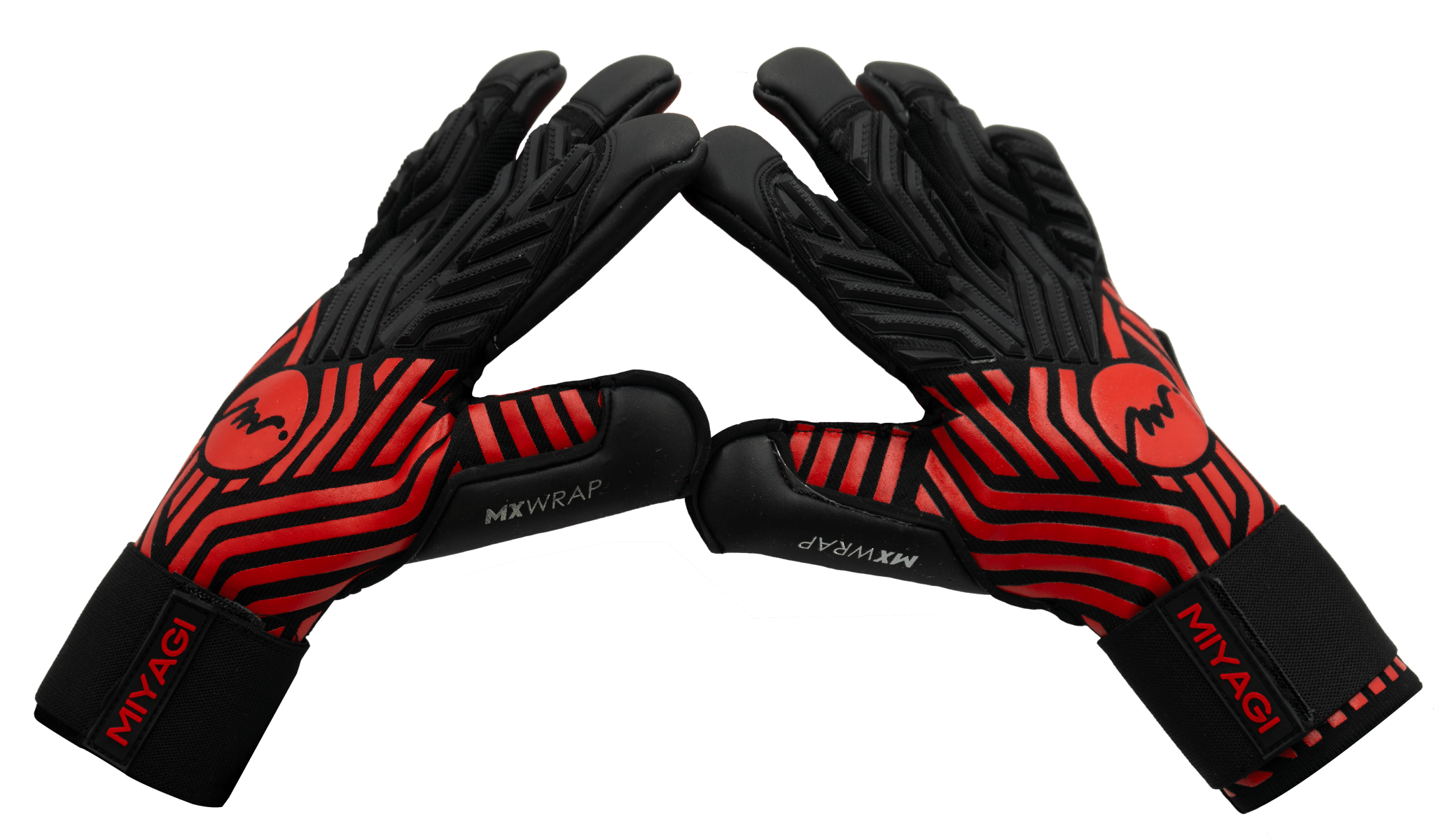 Guantes de Arquero Profesional Miyagi MG021 - MIYAGI COLOMBIARojo