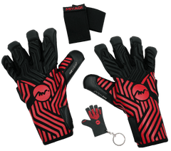 Guantes de Arquero Profesional Miyagi MG021 - MIYAGI COLOMBIARojo