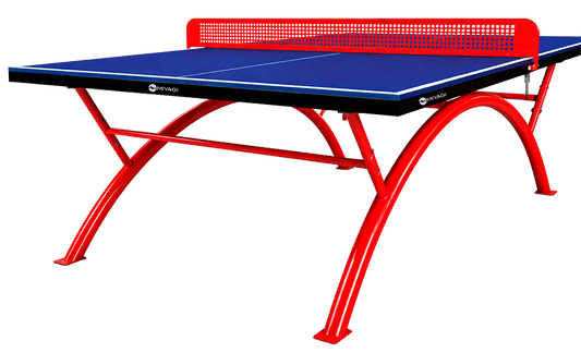 Mesa de Tenis de Mesa para Intemperie SMC 14 mm Miyagi - MIYAGI COLOMBIARojo