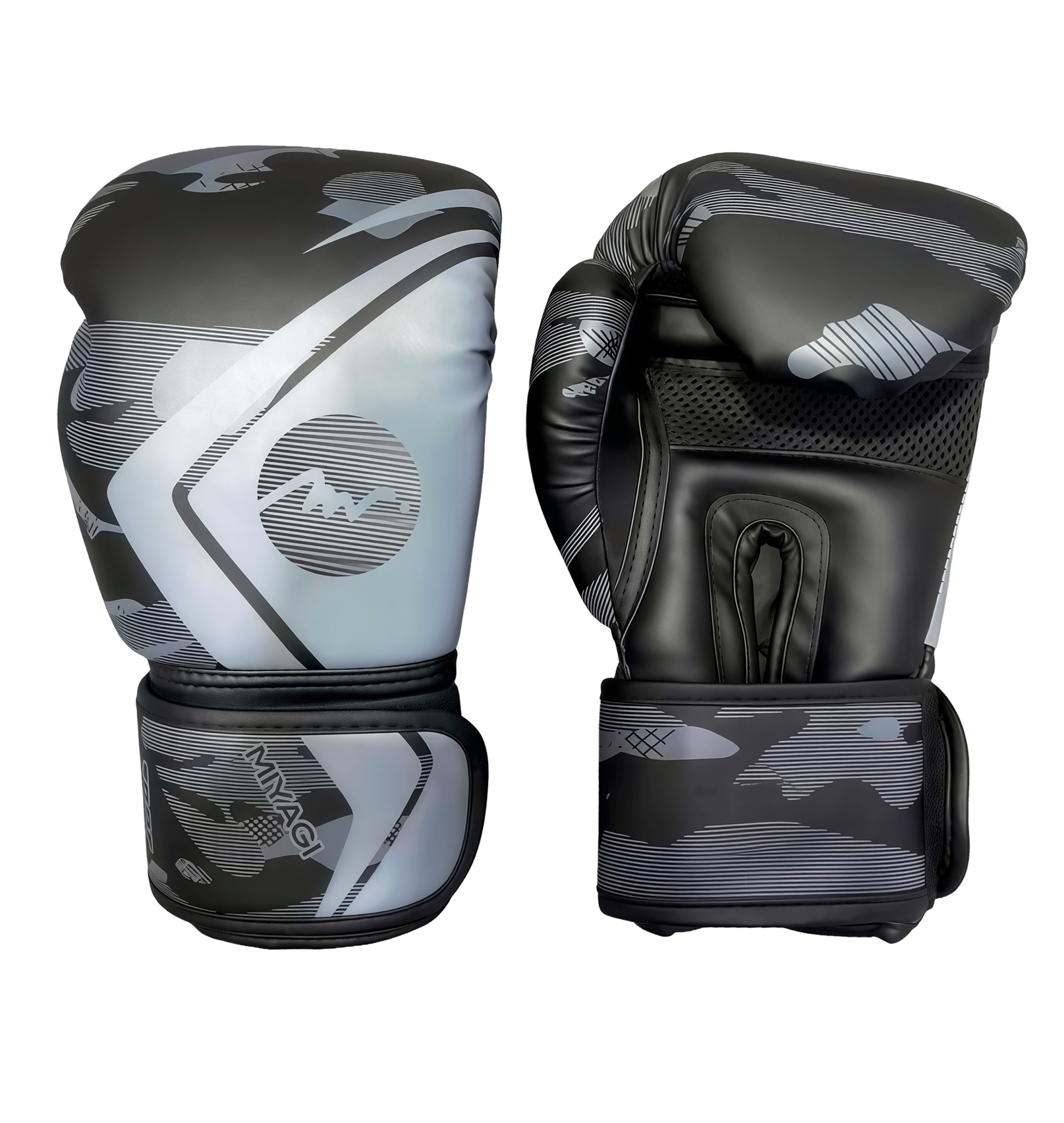 Guante de Boxeo Miyagi MX172 - MIYAGI COLOMBIANeg/Gris