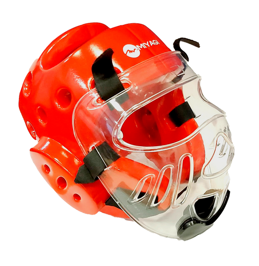 Casco Protector Con Careta TKD NBR MX9412/C