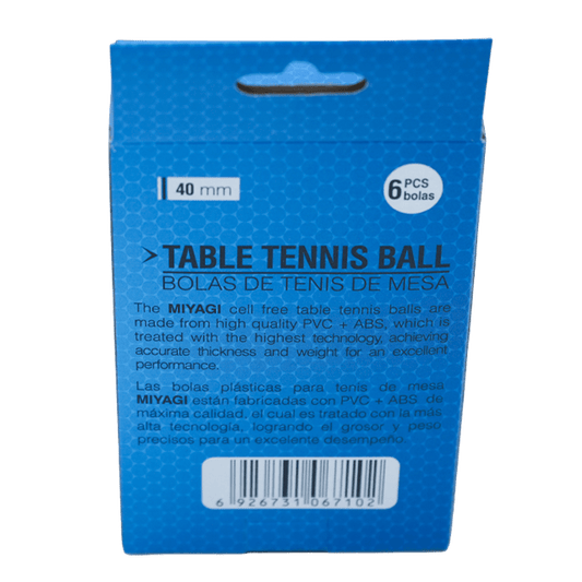 Bola Tenis De Mesa TOURNAMENT 2* TT - 9902 - MIYAGI COLOMBIANaranja