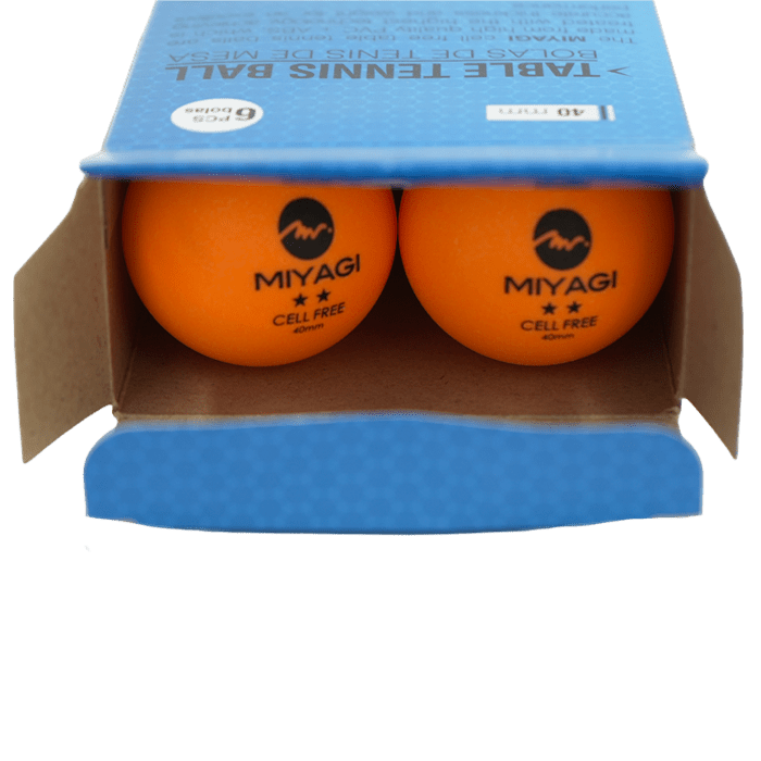 Bola Tenis De Mesa TOURNAMENT 2* TT - 9902 - MIYAGI COLOMBIANaranja