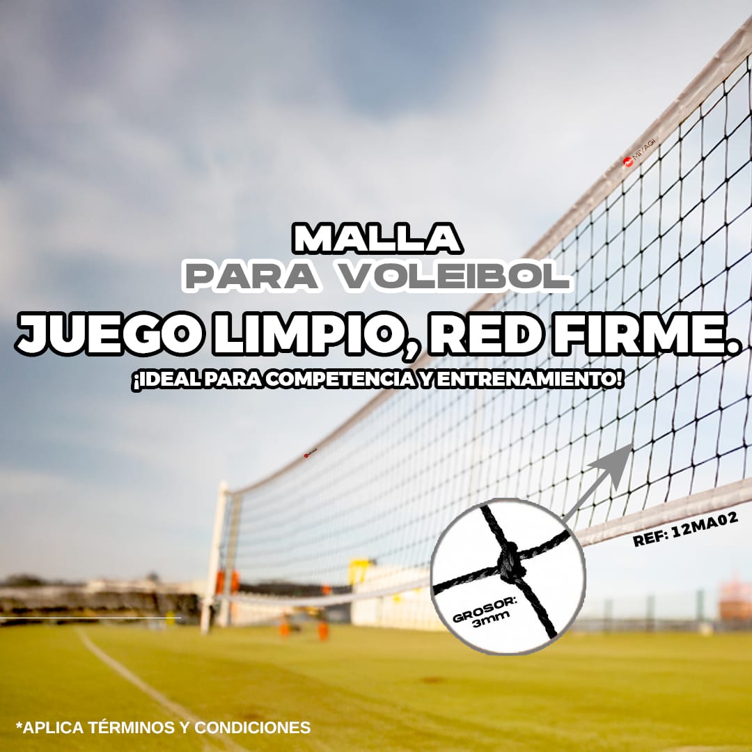 malla para voleibol miyagi red de voleibol