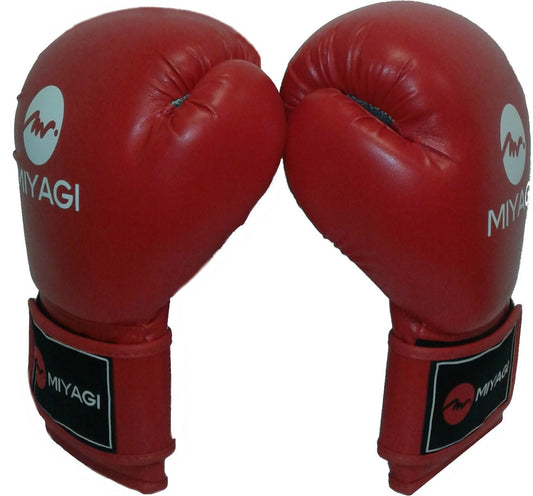 Guantes Boxeo Amateur PU M01160 - MIYAGI COLOMBIARojo