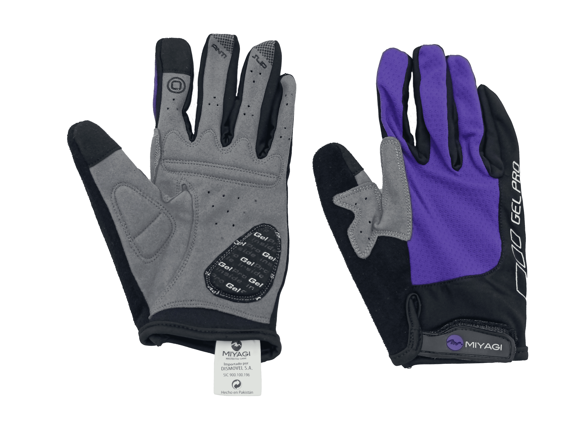 Guante Para Deporte M05 - 1777 - MIYAGI COLOMBIAMorado