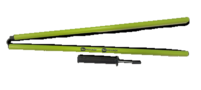 Obstáculo Plegable Punta Metal Verde M8650ESP25 - MIYAGI COLOMBIA