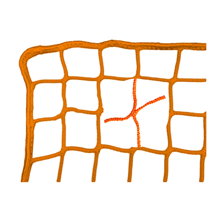 Malla Futbol PP Naranja 3MM Normal MNET04 - MIYAGI COLOMBIANaranja