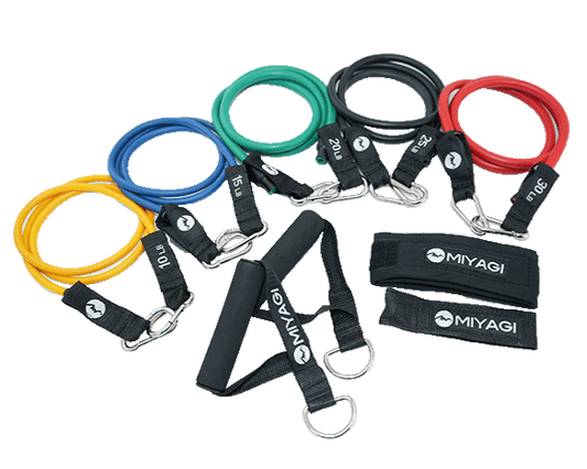 Set de 5 Bandas de Resistencia Miyagi MET501 - MIYAGI COLOMBIA