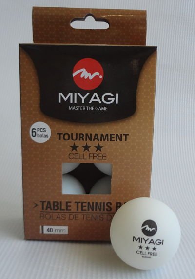 Bola Tenis De Mesa TOURNAMENT 3* TT - 9903 - MIYAGI COLOMBIABlanco